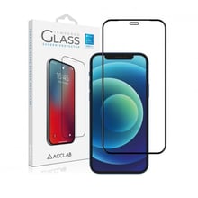 Аксесуар для iPhone ACCLAB Tempered Glass Full Glue ESD Black for iPhone 12 / 12 Pro: Колір чорний