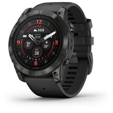 Смарт-часы Garmin Epix Pro (Gen 2) 51mm Sapphire Carbon Grey DLC Titanium with Black Band (010-02804-01): Дисплей 1.4 AMOLED (454x454)