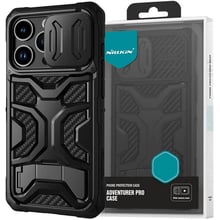 Аксесуар для iPhone Nillkin CamShield Adventurer Pro Armor Black for iPhone 14 Pro: Колір черный