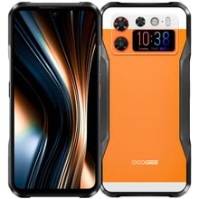 Смартфон Doogee V20S 12/256Gb Orange: Дисплей 6.43" AMOLED (2400x1080) 409 PPI / 1.58" AMOLED (460x228) 325 PPI