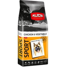 Сухой корм Alice Sport Chicken and Vegetable для собак с курицей рисом и овощами 17 кг (300774): Тип Сухой корм