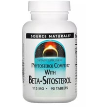 Source Naturals Beta-sitosterol Бета-Сітостерол 113 мг 90 таблеток: Тип Кальций