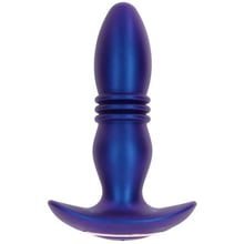 Анальна вібропробка Toy Joy Thrusting Vibr Plug (синій): Для кого Унисекс