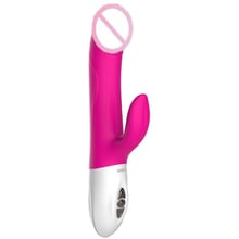 Пульсатор-кролик Leten Vibrator Realistic з підігрівом і вібрацією клиторального відростка: Для кого Для жінок