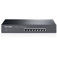 Сетевой коммутатор TP-LINK TL-SG1008: Порты только Gigabit Ethernet (10/100/1000)