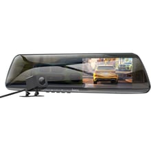 Автомобільний відеореєстратор HOCO DV4 4.5-inch rearview Mirror driving recorder(dual-channel) Black