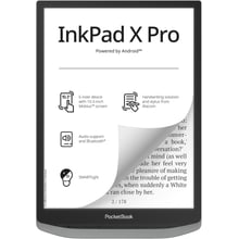 Електронна книга PocketBook 1040D InkPad X Pro Mist Grey (PB1040D-M-WW): Екран 10.3" (1872х1404)