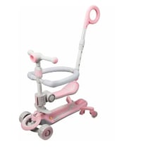 Самокат детский 5в1 Maraton Baby Care 388 розовый: Количество колес 4