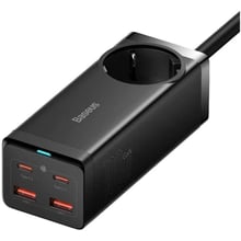 Зарядное устройство Baseus Wall Charger 2xUSB-C+2xUSB GaN3 Pro 100W with USB-C Cable Black (PSZM000401): Особенности USB-C, Быстрая зарядка, Power Delivery (PD)