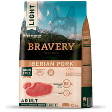 Сухой корм Bravery Iberian Pork Large/Medium Adult с иберийской свининой 4 кг (6619 BR IBER L_ 4KG): Тип Сухой корм