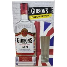 Набор Джин Gibson's London Dry 0.7 л 37.5% + бокал (WNF4820196540175): Объем, л 0.7