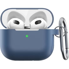 Чохол KeyBudz Elevate Series Keychain Cobalt Blue (AP3_S5_CBB) для Apple AirPods 3: Тип Чехол