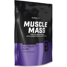 Гейнер BioTechUSA Muscle Mass 1000 g / 14 послуг / Vanilla: Стать унісекс