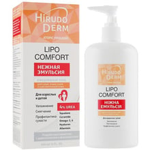 Hirudo Derm Lipo Comfort Atopic Program Емульсія для шкіри 400 ml: Призначення Увлажнение, Смягчение, Питание, Восстановление