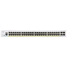 Сетевой коммутатор Cisco CBS250-48P-4G-EU: Порты только Gigabit Ethernet (10/100/1000)