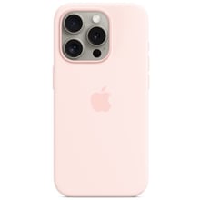 Аксесуар для iPhone Apple Silicone Case з MagSafe Light Pink (MT1F3) для iPhone 15 Pro: Колір розовый