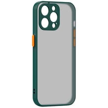 Аксесуар для iPhone ArmorStandart Frosted Matte Dark Green (ARM64491) для iPhone 14 Pro: Колір зеленый