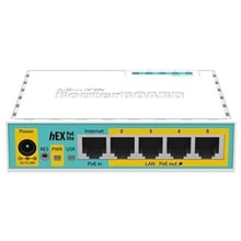 Маршрутизатор Wi-Fi Mikrotik hEX PoE lite (RB750UPr2): Тип маршрутизатора Wi-Fi роутер