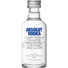 Горілка Absolut 0.05л 40% (STA7312040017508): Об'єм, л 0.05