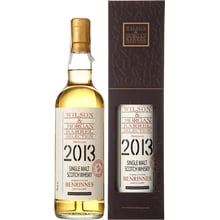 Виски Wilson and Morgan 1st Fill Bourbon Barrel 2013 0.7 л (BWR5996): Объем, л 0.7