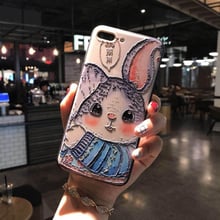 Аксесуар для iPhone Fashion YCT TPU+PC Embossing Bunny for iPhone X/iPhone Xs: Колір малюнок