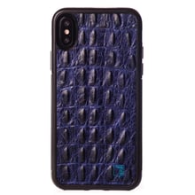 Чохол для iPhone Gmakin Leather Case Fashion Blue (GLI12) for iPhone X/iPhone Xs: Колір синій