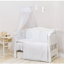 Постільний комплект 7 ел. Twins Romantic Vintage Baby 4024-R-004, white, білий: Тип постільний комплект