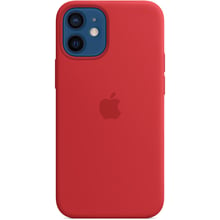 Аксесуар для iPhone Apple Silicone Case with MagSafe (PRODUCT) Red (MHKW3) for iPhone 12 mini: Колір червоний