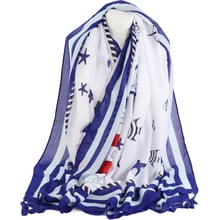 Женская шаль Traum синяя (2499-31)