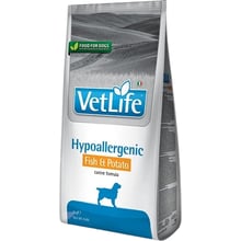 Сухой корм Farmina Vet Life Hypoallergenic Fish & Potato с рыбой и картофелем 12 кг (181,147): Тип Сухой корм