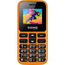 Мобільний телефон Sigma mobile Comfort 50 HIT 2020 Orange (UA UCRF): Дисплей 1.77 TFT (120x160)