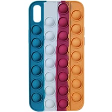 Аксесуар для iPhone Mobile Case Pop-It Antistress Cosmos Blue / Orange for iPhone X / iPhone Xs: Колір різнокольоровий