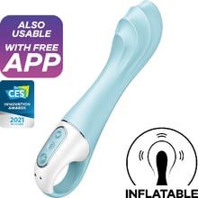 Вібратор Satisfyer Air Pump Vibrator 5+ blue: Для кого Для женщин