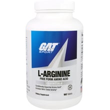 Амінокислота для спорту GAT L-Arginine 180 tablets: Тип Аргинины