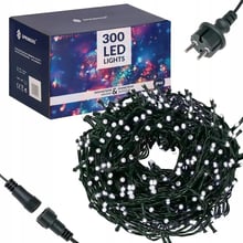 Гірлянда вулична (зовнішня) Springos 18 м 300 LED CL0325 Cold White: Тип Лінійна