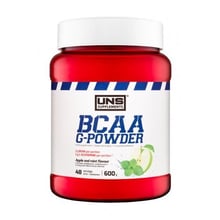 Амінокислота для спорту UNS BCAA G-Powder 600g /48 servings/ Apple-Mint: Тип BCAA