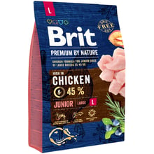 Сухий корм Brit Premium Dog Junior L для цуценят великих порід 3 кг (8595602526420): Тип Сухий корм