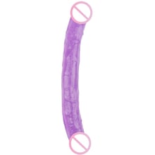 Двухсторонний фаллоимитатор Chisa Hi-Rubber Born To Create Pleasure 12.8" Purple: Назначение Вагинальные