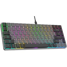 Клавіатура GamePro MK141R Red Switch Low Profile Dark Gray RGB: Підключення проводное