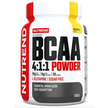 Амінокислота для спорту Nutrend BCAA 4:1:1 Powder 500 g / 50 servings / pineapple: Тип BCAA