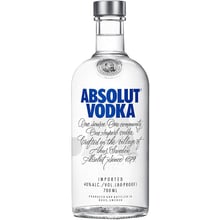 Горілка Absolut 0.7л, 40% (STA7312040017683): Об'єм, л 0.7