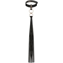 Ошейник с флоггером Rosy Gold Collar with Flogger Black: Производитель Rosy Gold