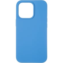 Аксесуар для iPhone TPU Silicone Case Full Soft Marine Blue для iPhone 13 Pro: Колір голубой