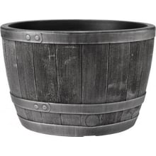 Горшок для цветов Keter Blenheim Half Barrel графит 22 л: Производитель Keter