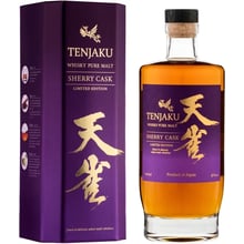 Виски Tenjaku Pure Malt Sherry Cask 43% 0.7 л (4582410701181): Объем, л 0.7