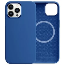 Аксесуар для iPhone Comma Magnetic Silicone Nature Series Blue для iPhone 15 Pro Max: Колір синій