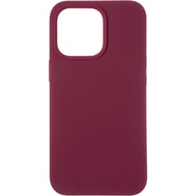 Аксесуар для iPhone TPU Silicone Case Full Soft Marsala для iPhone 13 Pro: Колір бордовый