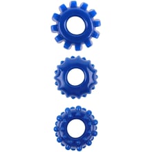 Набір ерекційних кілець Chisa GK Power Gear Up Rings Blue: Виробник CHISA