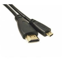 Кабель і перехідник PowerPlant HDMI для HDMI D (мікро), 2.0m (KD00AS1274): Тип кабель