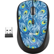 Мишка Trust Yvi Wireless Mouse Peacock (23388): інтерфейс підключення Wireless, USB